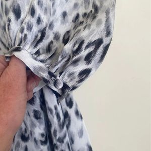 Brand new with tags, size medium, black and white Leopard print dress. Paid $125